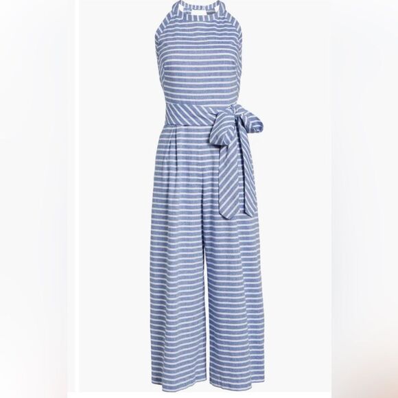 NWT 1901 Striped Jumpsuit Nordstrom  US 8 - Picture 4 of 5